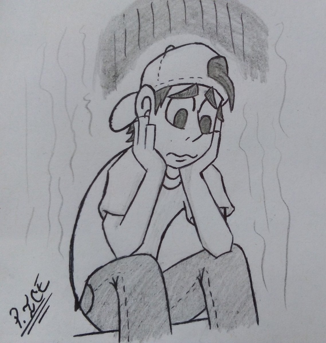 polaredo_ice's tweet photo. I'm Sad with you

#traditional_draw #draw #drawing #emotional 

~Polar~ https://t.co/aok9HygRKc