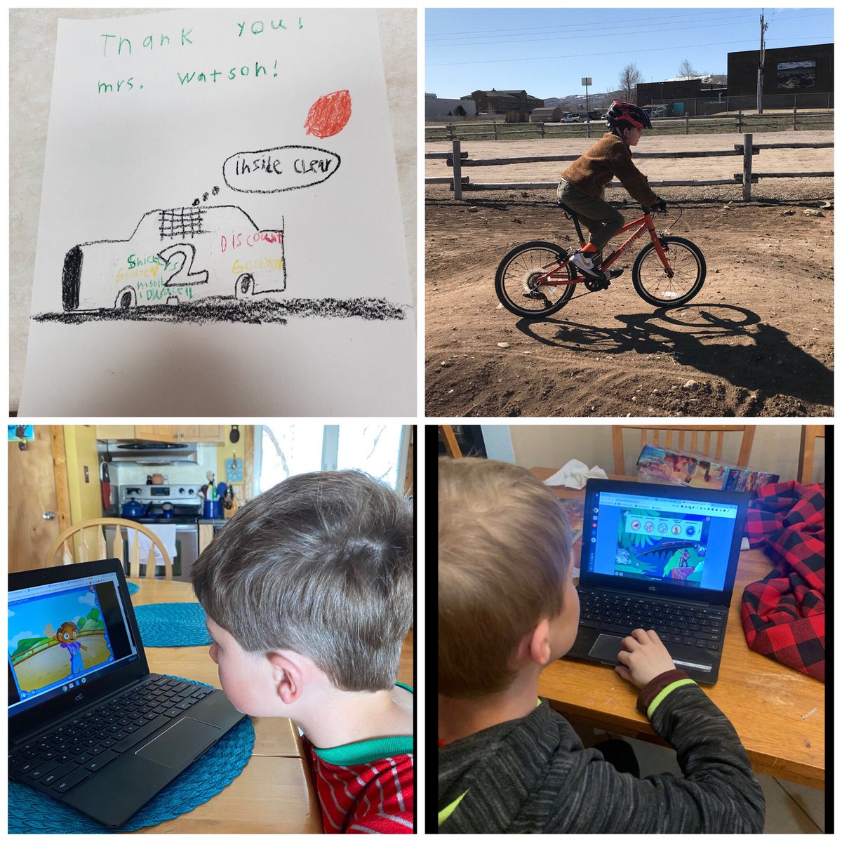 twatson_gpe's tweet photo. At home learning! Missing my little peeps! They are rocking home learning. #Fre1Tech https://t.co/lr6KyP2oLG
