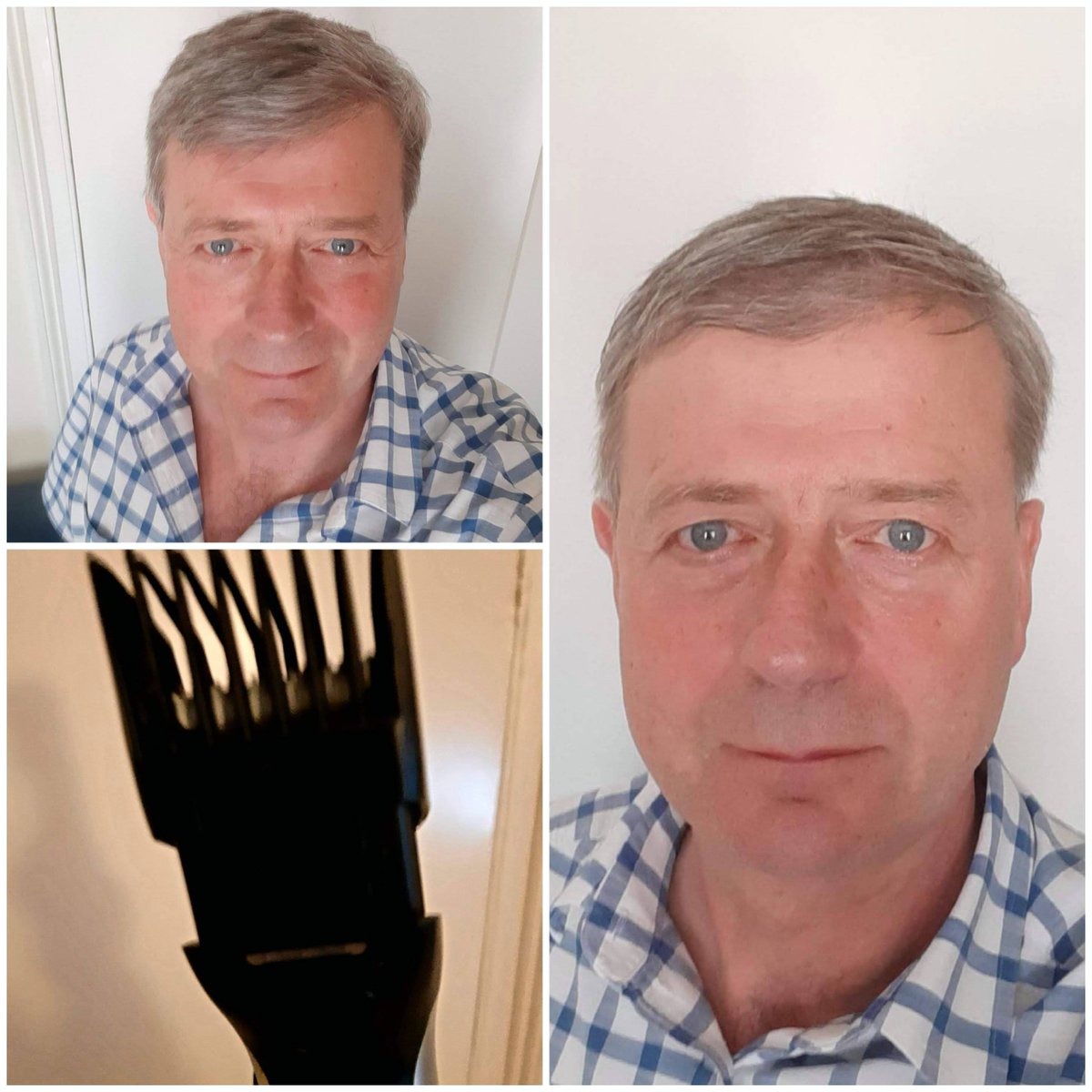grayee's tweet photo. John's Labour blog: Before and after: What could possibly go wrong? https://t.co/97GMalevkm #offmessage #haircut https://t.co/AzXT33r45K