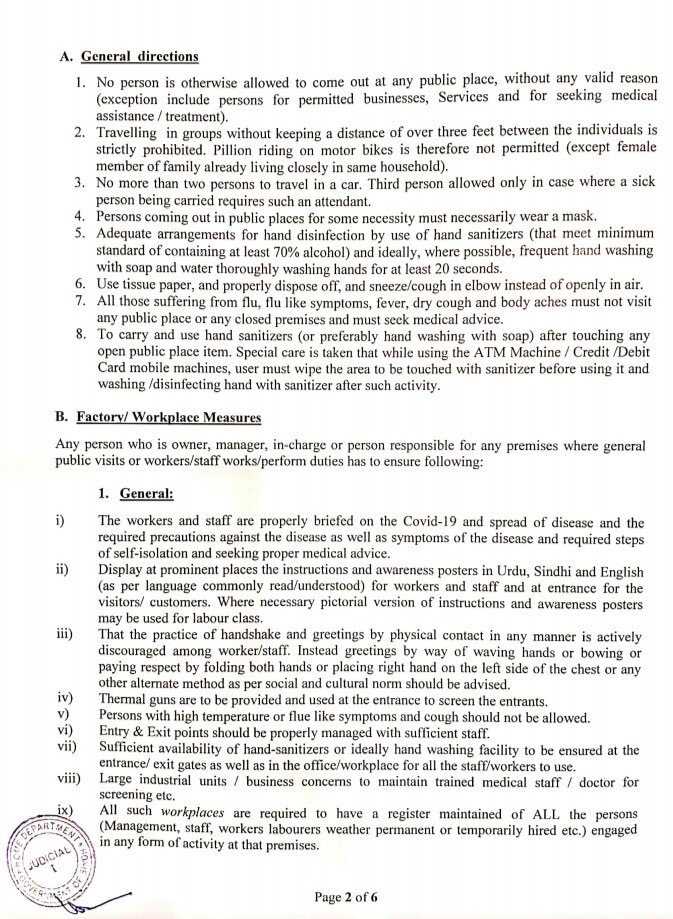 M_Haroonshahid's tweet image. SOPs for Work Places and Industries Sindh 1/2
#CoronaVirusUpdate #LockDownUpdates #Sindh