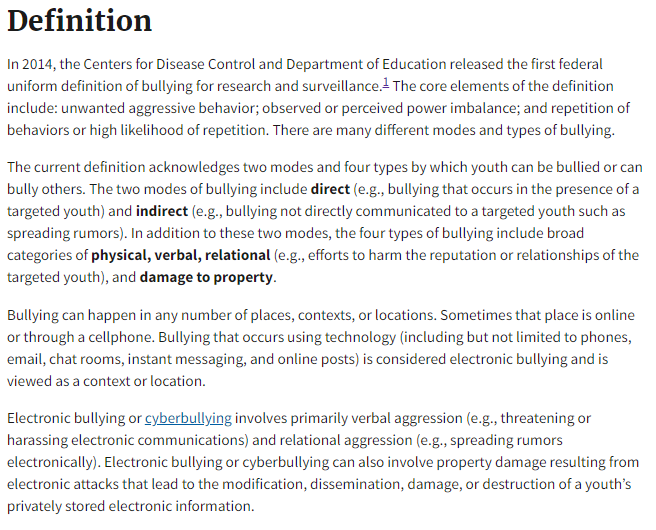 how about y'all mfs learn the ACTUAL definition of bullying from  https://www.stopbullying.gov/resources/facts ?i don't see a hamburger meme but i DO SEE "SPREADING RUMORS ELECTRONICALLY"....with multiple tweets owning up and admitting this, frankly that has more weight and proof than a gc screenshot