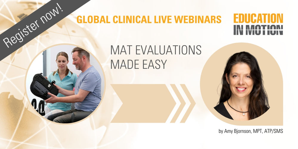 SunriseMedical's tweet photo. HAPPENING TOMORROW! Don’t miss the complimentary global LIVE webinar: MAT Evaluations Made Easy, featuring Amy Bjornson, MPT, ATP/SMS, Clinical Director for Sunrise Medical Asia Pacific. REGISTER NOW ➡️ https://t.co/w4jFeMdzfN https://t.co/8FUwCk0J0H