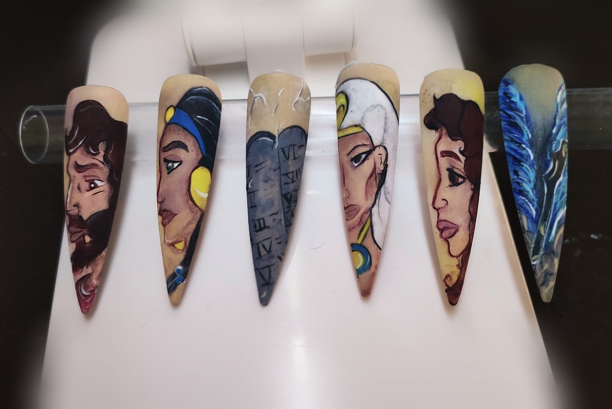 Tarde de confinamiento y estudio.. 💪💪💪💪💪
 Recreación de una de mis peliculas favoritas 🥰🥰El príncipe de egipto
#elprincipedeegipto #nails #cadiz #cadizfornia