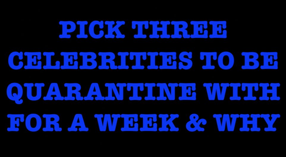 Channel1450com's tweet photo. Quarantine Questions For Local Athletes:

Who are the 3 celebrities you want to be quarantined with and why?

What game or meet were you most looking forward to?

Words of encouragement- It's Quarantine Questions for Local Athletes Round Three Part Two 

https://t.co/Qe6ubSLIUP https://t.co/yyrVS4Ah7A