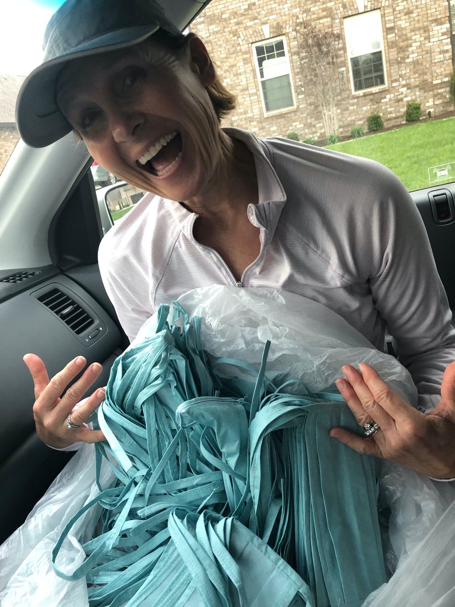 BelleAireBC's tweet photo. We've made and delivered around 1,000 medical masks to emergency personnel over the past 10 days, and plan to give out at least 2,000 more over the next month. Thank you to all the volunteers who have made this ministry possible! https://t.co/VrraMS2YBp