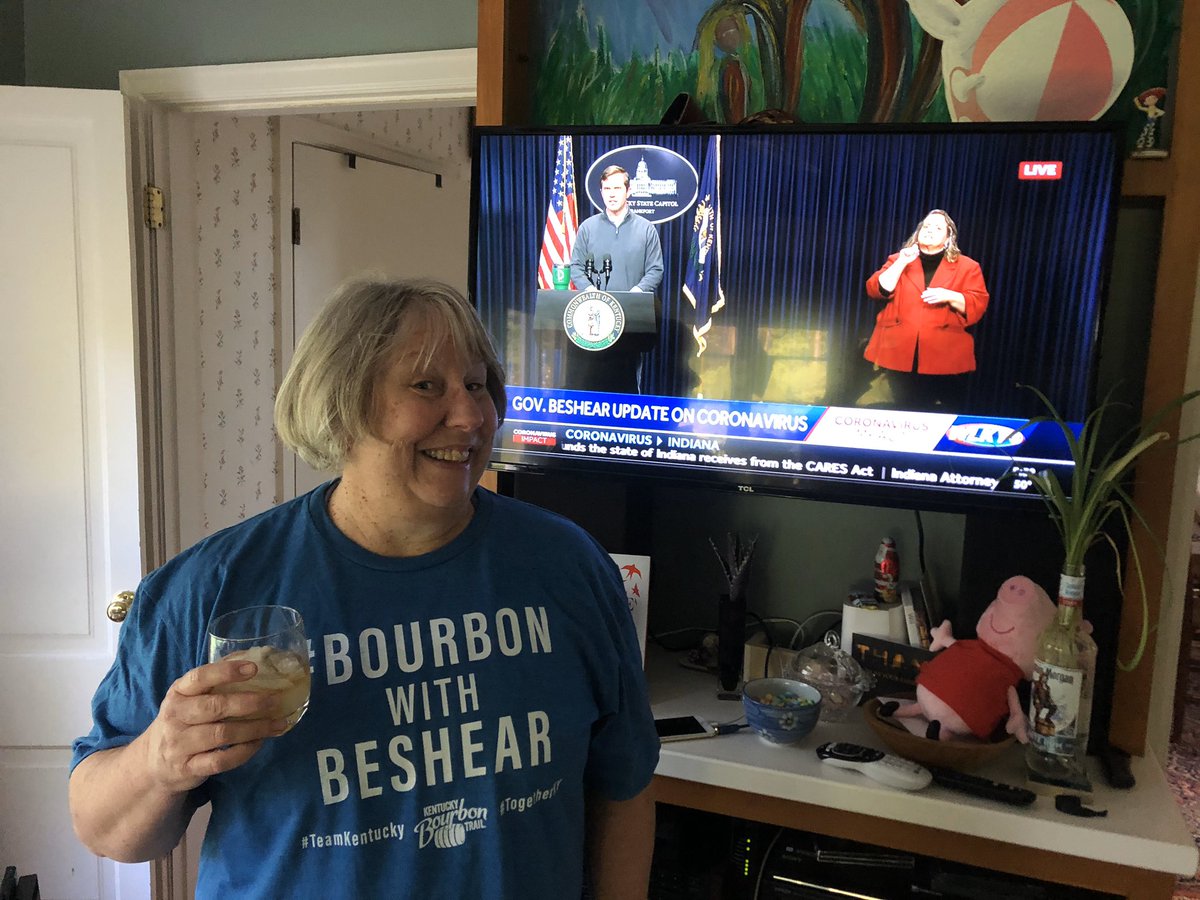 jpculp60's tweet photo. Look what my daughters got me! It’s a routine. #TogetherKY #HealthyAtHome @AndyBeshearKY #Virginiarockstoo https://t.co/OIHV1zpmh4
