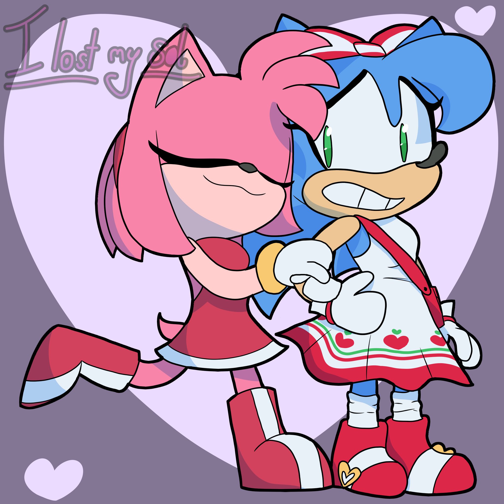 Sereaza on X: Some SonAmy fanart. sorry couldn't think of