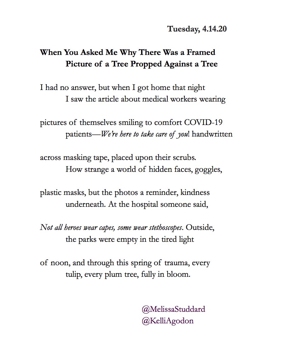 MelissaStuddard's tweet photo. At the hospital someone said,
Not all heroes wear capes, some wear stethoscopes.
With @KelliAgodon #dailywave #poem #poetry https://t.co/edXP98ISOw