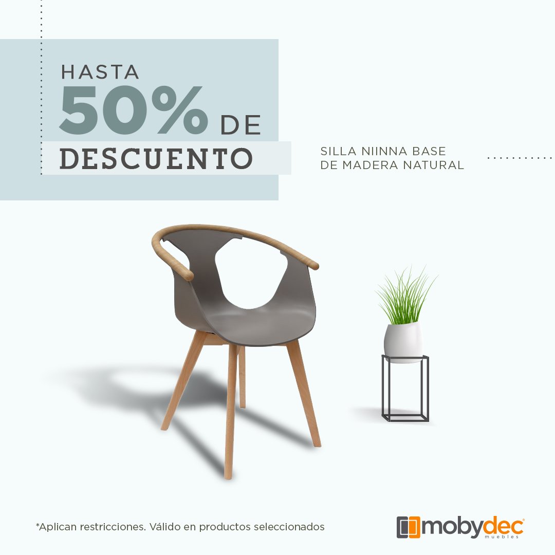 MOBYDEC's tweet photo. Para que puedas invitar a mucha gente a tu terraza llévate esta Silla Niinna Base de madera Natural

¡Elige la tuya ya! ✨https://t.co/fEzKVCH2ub https://t.co/aROH4yFhdq