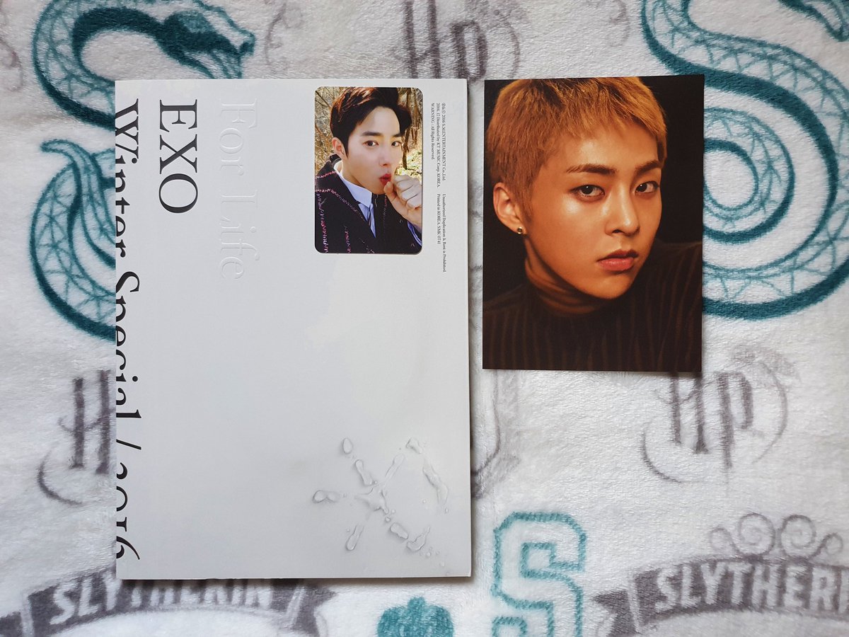  EXO - For Life Suho pc / Xiumin postcard