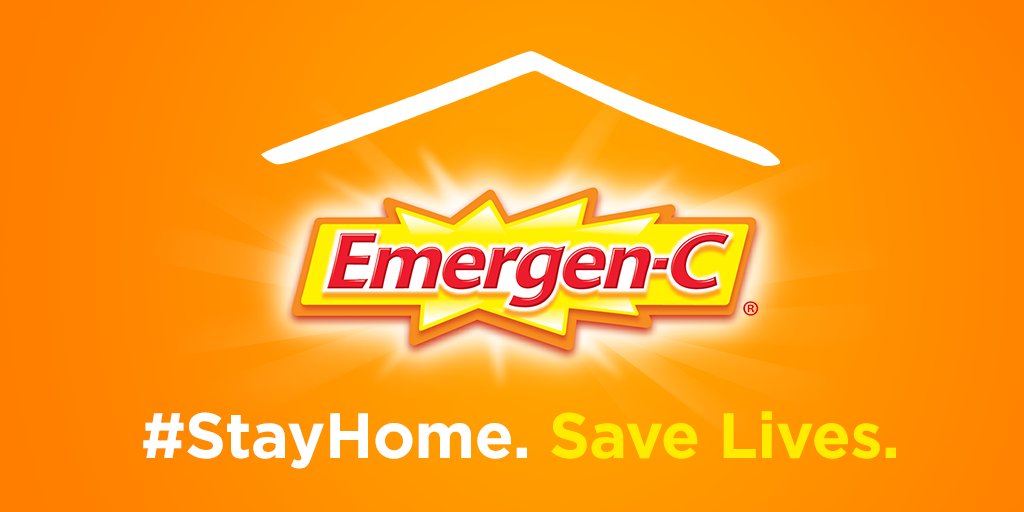 emergenc's tweet photo. In challenging times, we remember how powerful we can be together — even when we’re apart. Emergen-C® has proudly joined the #StayHome movement to promote health and safety. We encourage our fans to join us in saving lives #AloneTogether. Learn more: https://t.co/d1PzoJQcwq https://t.co/WRd4coYrQs