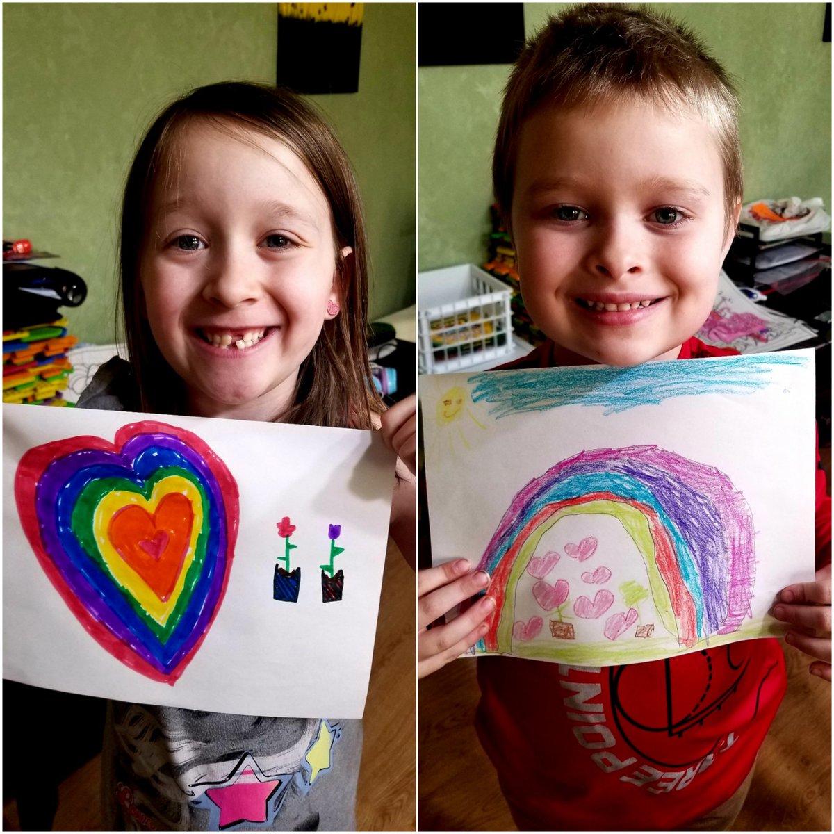 MrsHayes820's tweet photo. Artwork to be sent to Colony Court to bring them some cheer 😊
@claire_buendorf @HartleyWasecaMN @MrsZafft @KarenWilker https://t.co/UGy8FfebLH