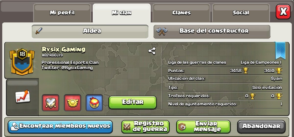 Preparados para hacer historia en el competitivo de Clash of Clans🔥
Muchas gracias a <a href="/ClashofClansESC/">Clash of Clans ES</a> por confiar en nosotros!💪