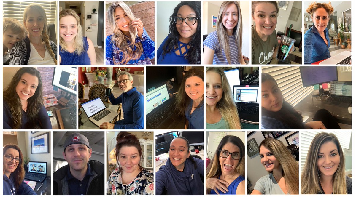 Happy Global Meetings Industry Day from DBD! We might not be able to take a group photo together this year, but here’s some of #TEAMDBD rocking blue from a far to celebrate our incredible industry! #GMID2020 💙