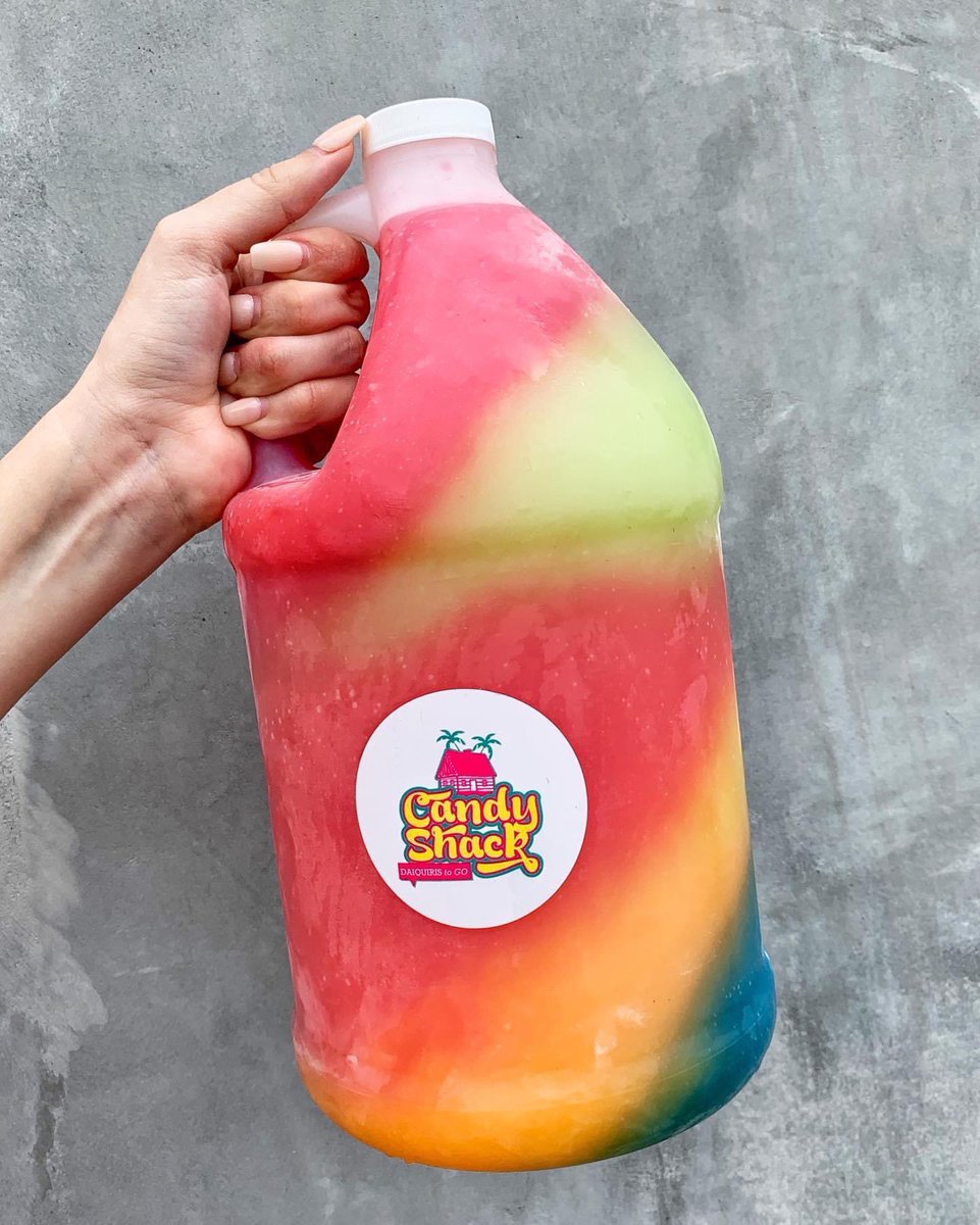 YPHoustonTX's tweet image. The Candy Shack Daiquiris are now offering a GALLON of their amazing daiquiris to go 🥵🔥!!