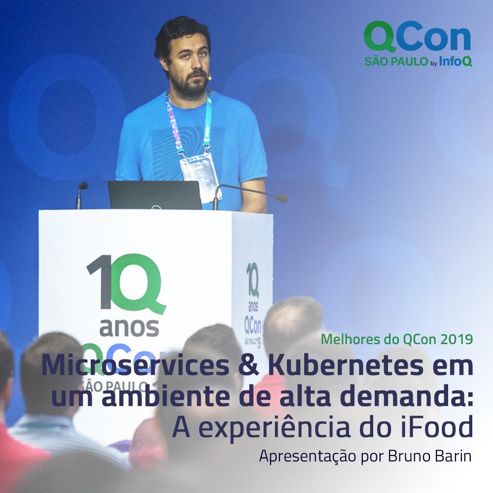InfoQBrasil's tweet image. #top10palestras2019 / QConSP #8 - youtube.com/watch?v=vqEL1M… - palestra com Bruno Barin
#qconsp