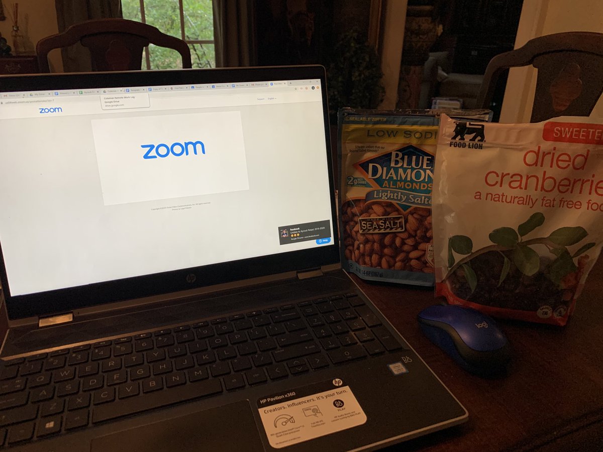 Day 2 Virtual Spirit Week. My snack attack! #ShareVCS #WeAreAycock