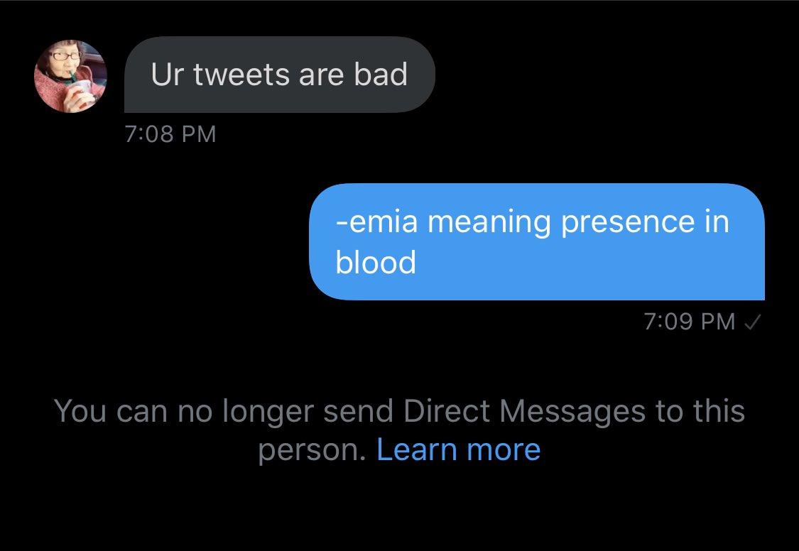 chubbyemu's tweet photo. -emia meaning presence in blood https://t.co/amL3aB5trm