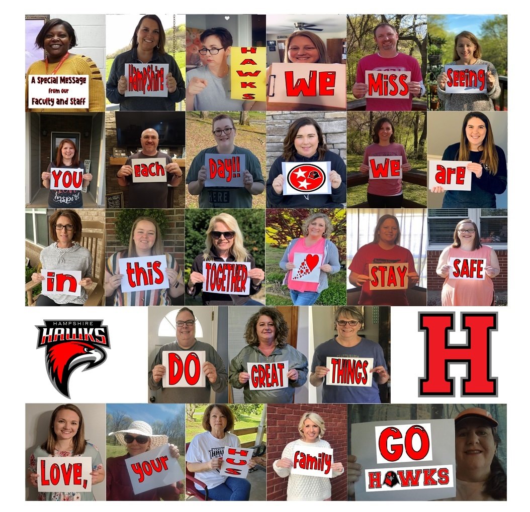 HampshireUnit's tweet photo. We miss our students. Hope you are safe! @MauryCoSchools @cjmarczak https://t.co/onk6l5T85u