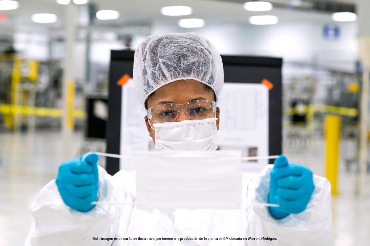 ChevroletMexico's tweet photo. Chevrolet México, como miembro de la familia GM, se enorgullece en compartir que 9 millones de mascarillas quirúrgicas serán fabricadas en el complejo Toluca y se destinarán a empleados, distribuidores, distintos hospitales y comunidades del país.
https://t.co/l2n7fYh11i https://t.co/KayGqJl0Hv