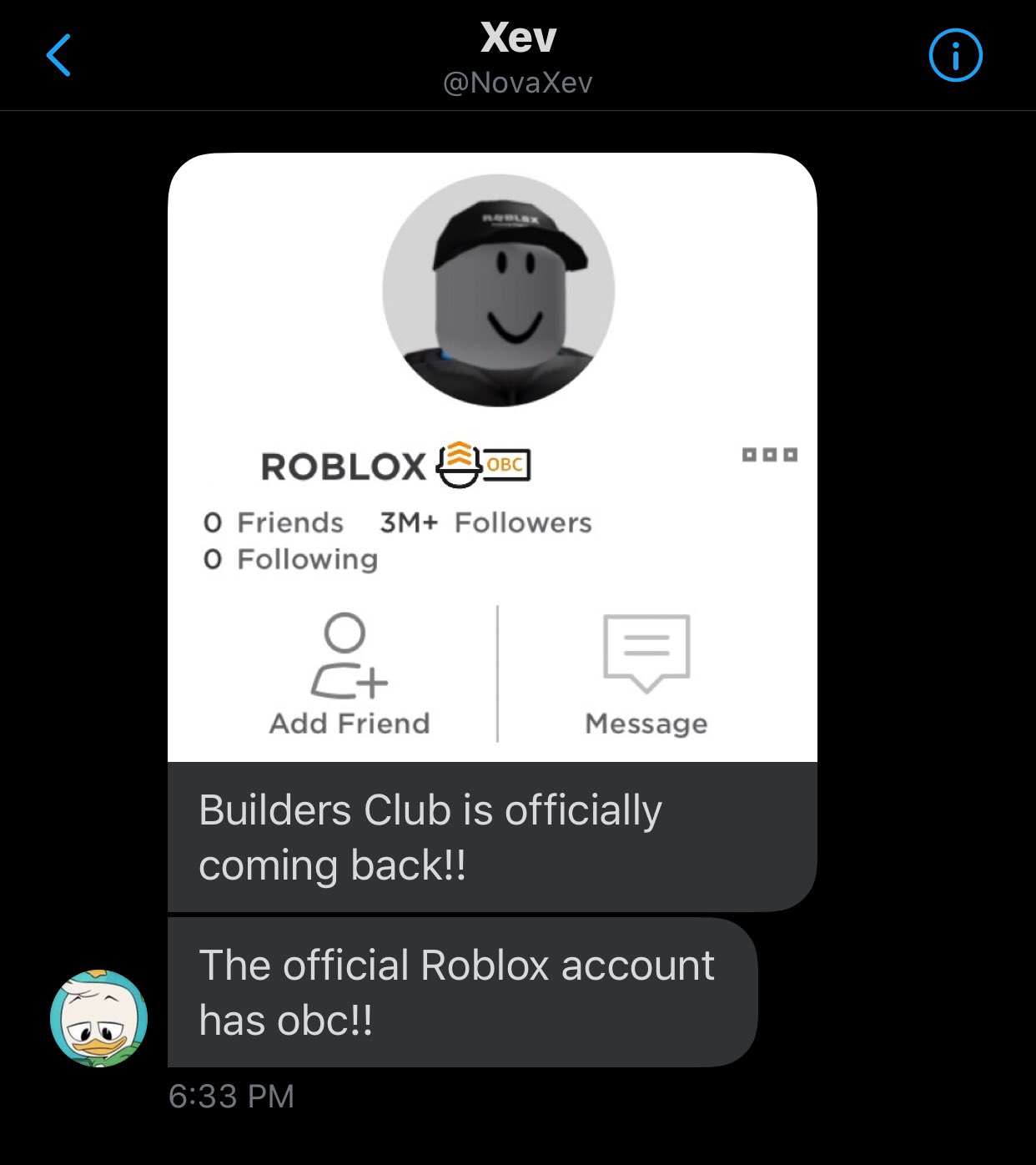 News Roblox On Twitter Omg Obc Is Coming Back Because Roblox Has