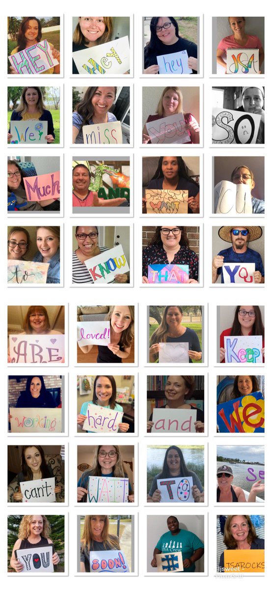 CRL_Principal's tweet photo. Our amazing Reading Coach put this together to show our students just how much we miss them! ❤️ @JSAPrincipal @SamanthaDean_70 @PolkSchoolsNews @PcpsRecruitment #lovepolkschools #jsarocks https://t.co/DMAtpDak9j