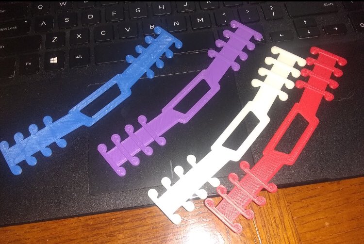 Neosho HS PLTW teacher <a href="/huffmansroom/">Charlie Huffman</a> is 3D printing ear savers for doctors and nurses. Way to go Mr. Huffman. <a href="/PLTWorg/">Project Lead The Way</a> <a href="/AshleyDBenne/">Ashley Benne</a>