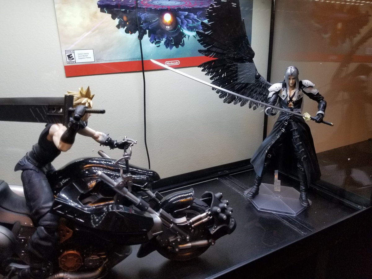 TopherCrost's tweet image. My #FinalFantasyVIIRemake display.