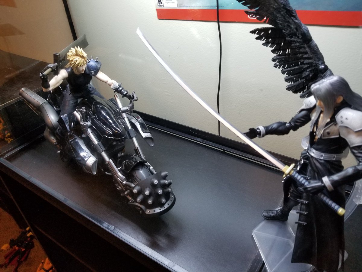 TopherCrost's tweet image. My #FinalFantasyVIIRemake display.