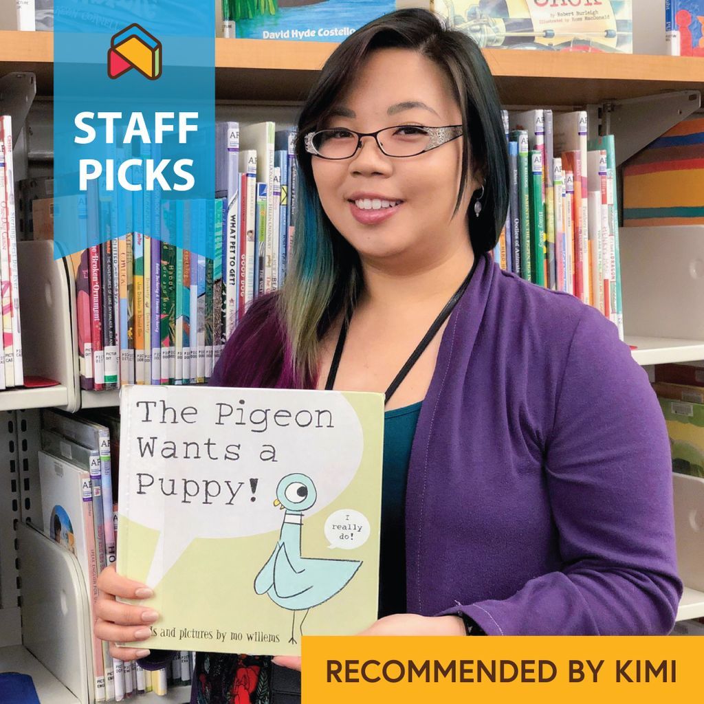 Anaheim_Library's tweet photo. Our staff picks will help you find the best books at #AnaheimLibrary for kids, teens, and adults. Kimi recommends Pigeon Wants a Puppy by @MoWillems. A funny story of a bird begging for a furry best friend!
Place this book on hold for Curbside Pick-up at https://t.co/fx6xMs28SV https://t.co/pw3AgvDZ5J
