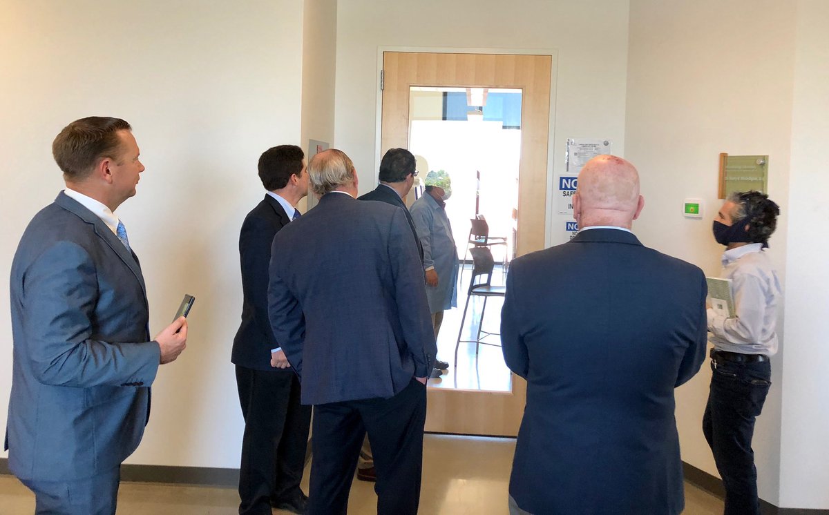 Thank you to <a href="/FresnoCountyCA/">County of Fresno</a> Supervisors <a href="/stevebrandau/">@stevebrandau 🌼</a>, <a href="/BuddySupervisor/">Buddy Mendes</a>, <a href="/LincolnSeward/">Lincoln Seward</a>, and Brian Pacheco for joining me today <a href="/Fresno_State/">Fresno State</a> to launch a new COVID-19 testing lab. #WhereBoldBegins