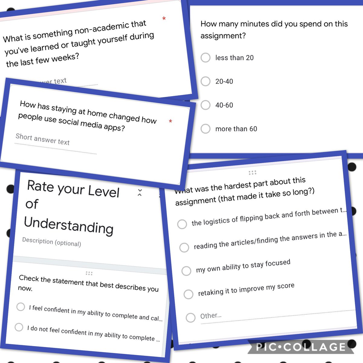 rachelleterada's tweet photo. #WNChemistry @lavolesky @yerglerb @WNHSGeology  are checking on our student’s #SEL status on every assignment. It’s not as good as seeing our students face to face but we love reading the answers to these! 
#KeepLearning 
#YourCommunitySchools
#ilschoolsstepup https://t.co/KBxNhJWINf