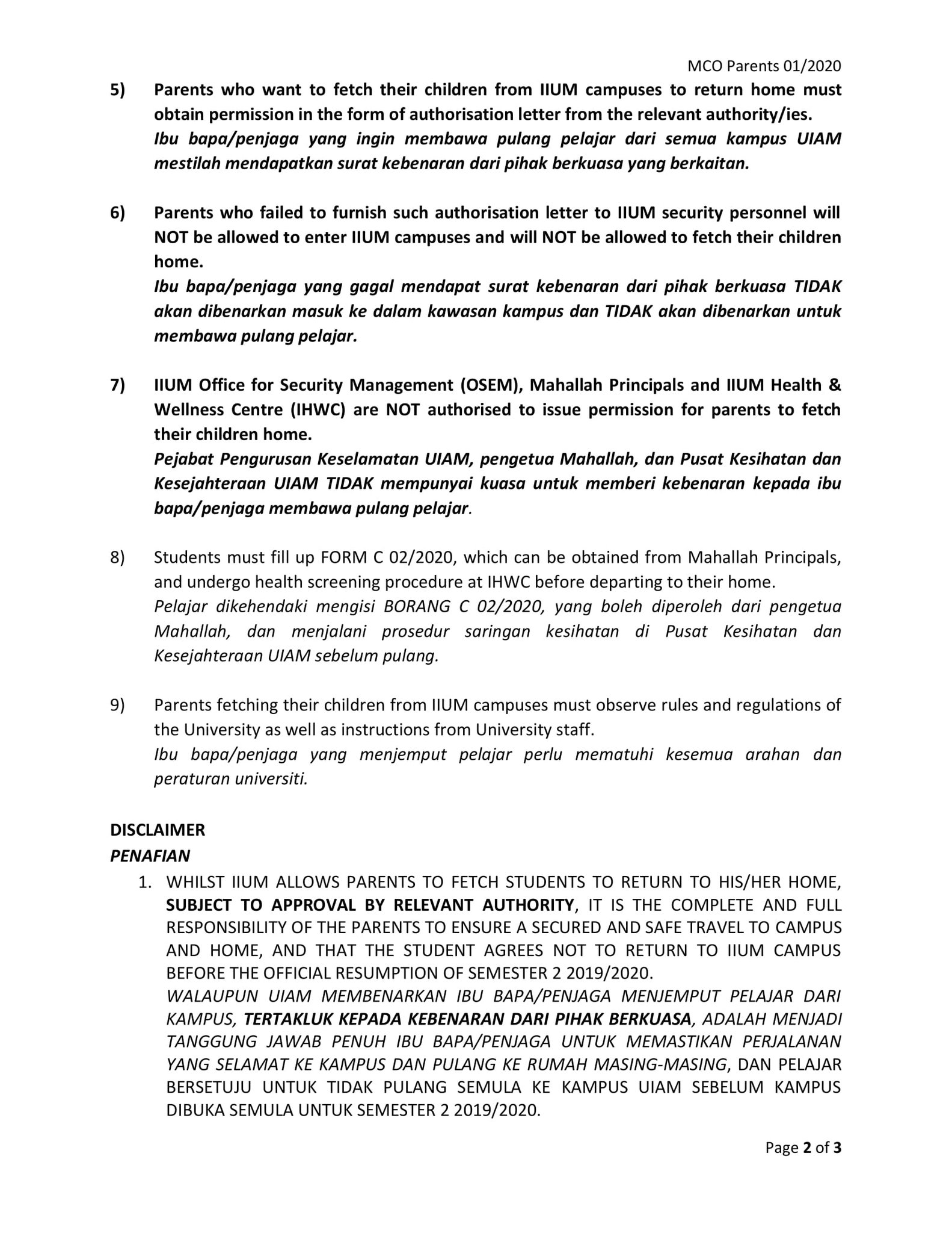 Contoh Surat Hibah Malaysia Kepada Anak Bawah Umur