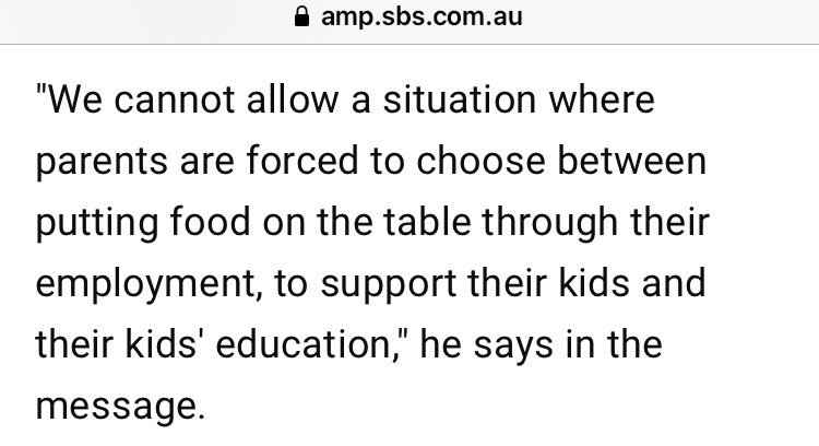 I’m a casualised single mum. A lot of us have been forced to choose between working when sick, keeping kids home when they are sick, and putting food on the table and keeping a roof over our heads FOR YEARS.