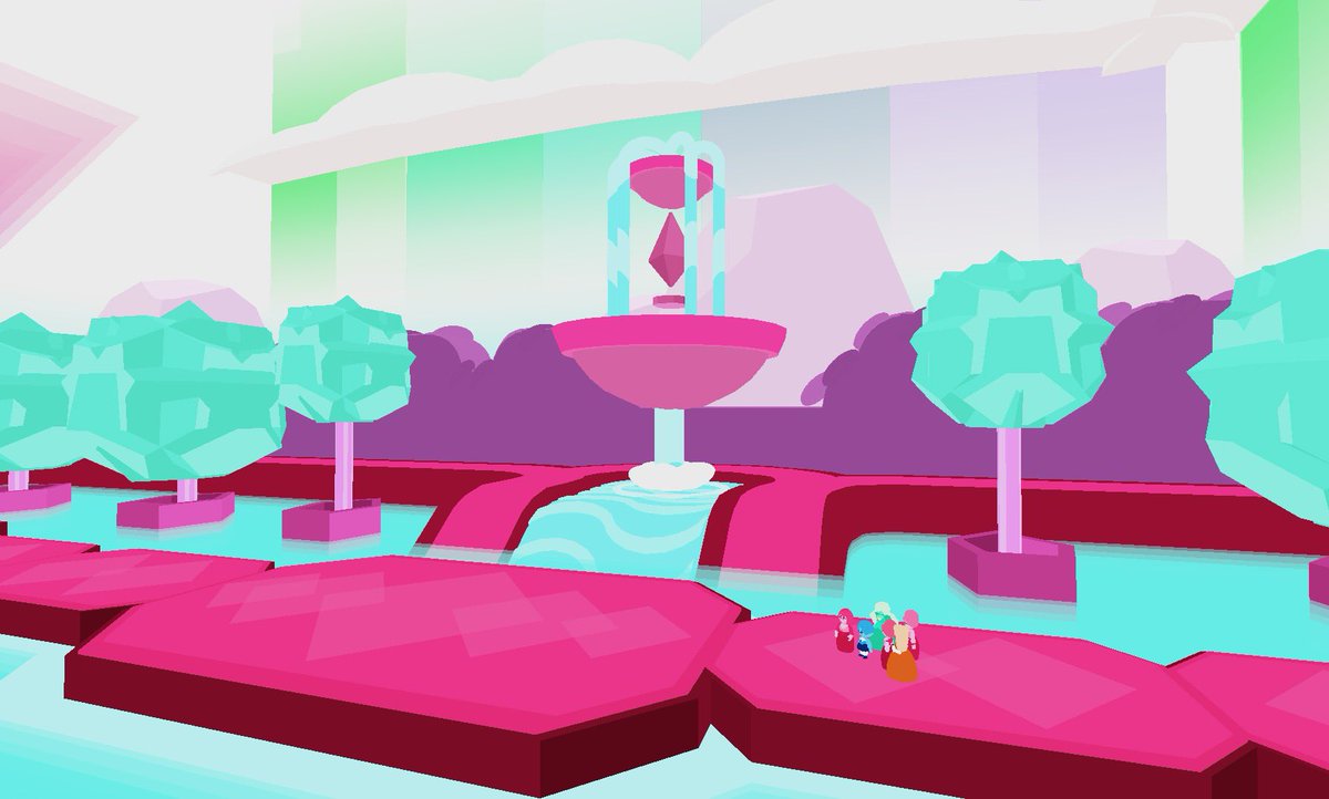 TheDiamondEra_'s tweet photo. A wonderful collection of shots of the Palace of Light! 
#StevenUniverse #StevenUniverseFuture #roblox #robloxdev #robloxdeveloper #amethyst #pearl #garnet #sapphire #bixbite #aquamarine #homeworld #diamondauthority #diamonds #bluediamond #yellowdiamond #whitediamond #pinkdiamond https://t.co/hLdeL3bmSI