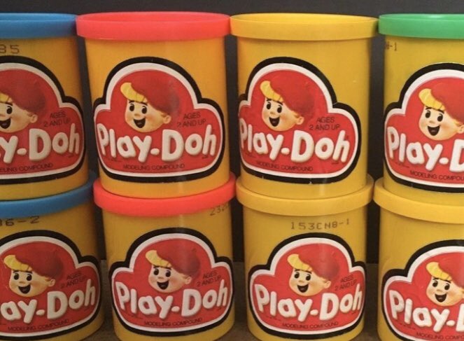 80sThen80sNow's tweet image. DID YOU KNOW?
Play-Doh Was First Manufactured in the 1930s as a Wallpaper Cleaner?  It Wasn’t Until the Mid 50s that it Was Marketed as Modeling Clay.  

Admit it.  You Loved Growing Out and Cutting Off their Hair?  😈

#PlayDoh #ModelingClay #Clay #Toys #Toy #Art #Design #Fun