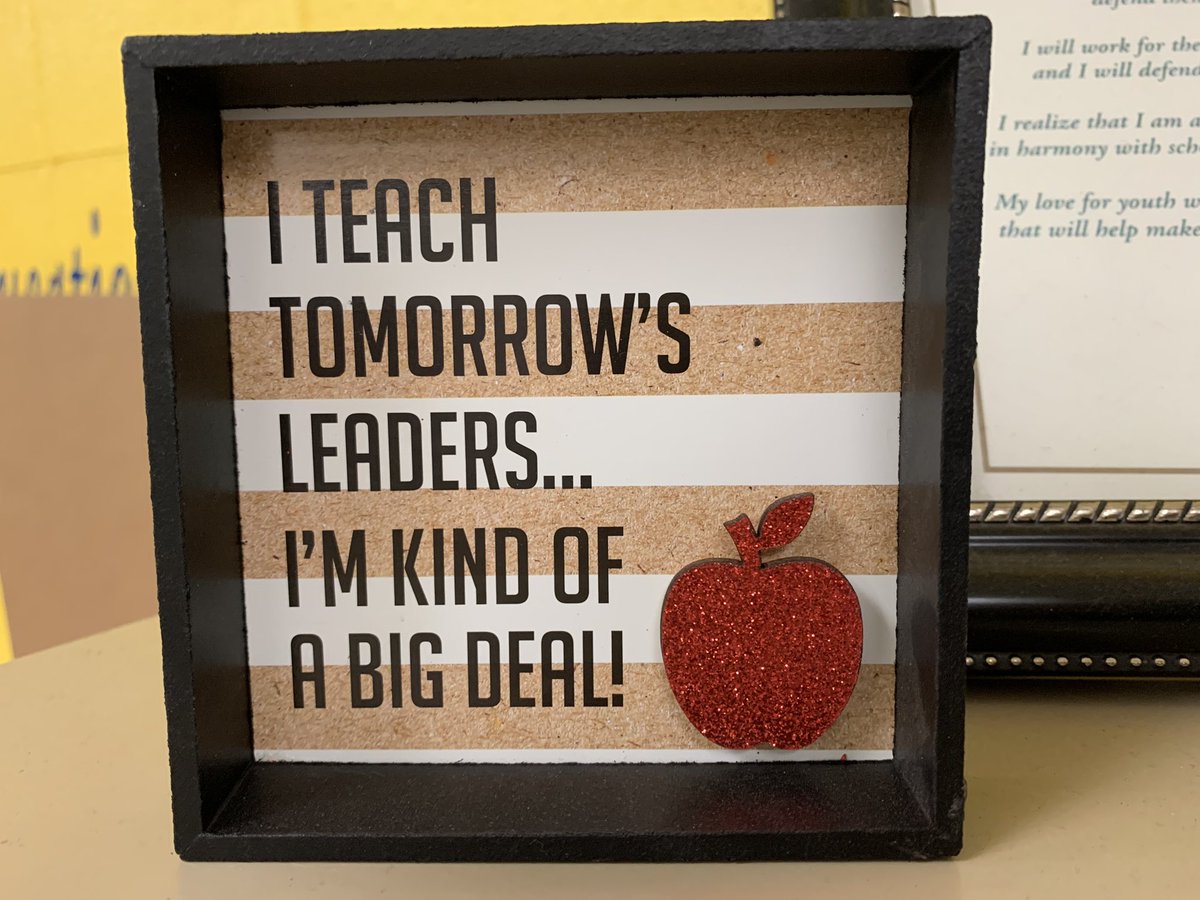 A great reminder from a student today! ❤️ The school building may be closed but there’s so much happening still. #realtionshipsbeforevigor