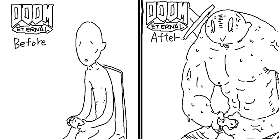 在宅 DOOM Eternal 筋トレしような!! 