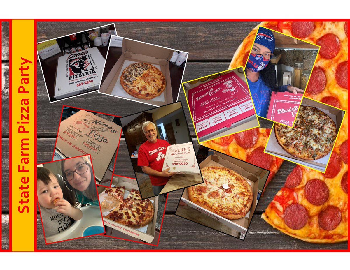 SFAgentJohnMouw's tweet photo. State Farm - "Pizza Love" - Supporting Small Businesses Pizza Party. So glad to have the opportunity to show the #GoodNeighbor spirit and support a few of our local pizzerias!! #OurStateFarm #StateFarmPizzaParty @SF_JenYoung https://t.co/w8ZcJXzABO