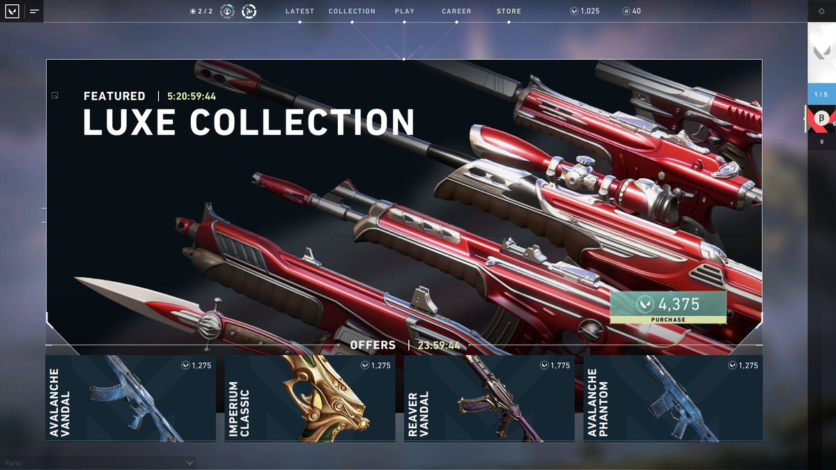 Store_Valorant's tweet photo. April 14 valorant item shop #VALORANT #VALORANTbeta #valorantkey #valorant #ValorantGame https://t.co/CqGvZV1ezf