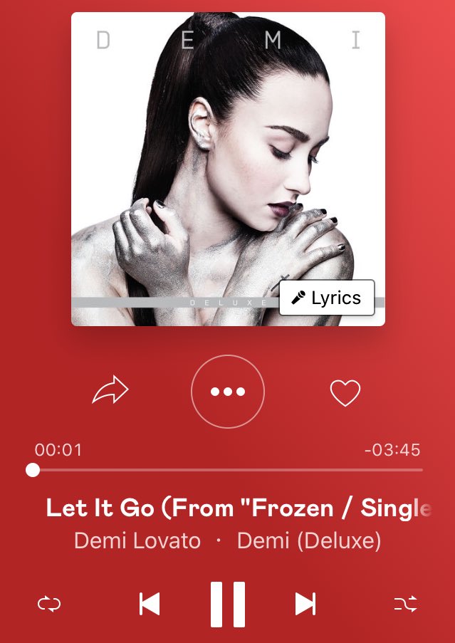 i was 9 when i went to the cinema to watch ‘frozen’. and i just remember singing ‘let it go’ when the movie ended with my bestfriend back then. and when i came home i loved demi.