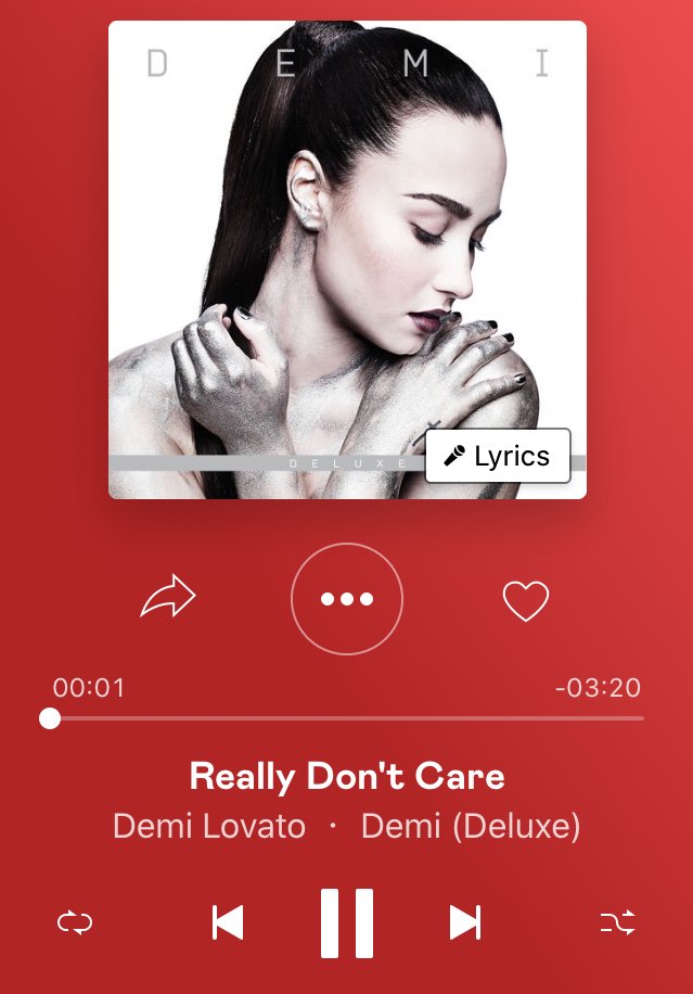 i got a cd from my parents (DEMI), and i had a little radio so i listened to it 24/7. i remember dancing, singing, making videos of me dancing @ neon lights and i was just obsessed with that album.