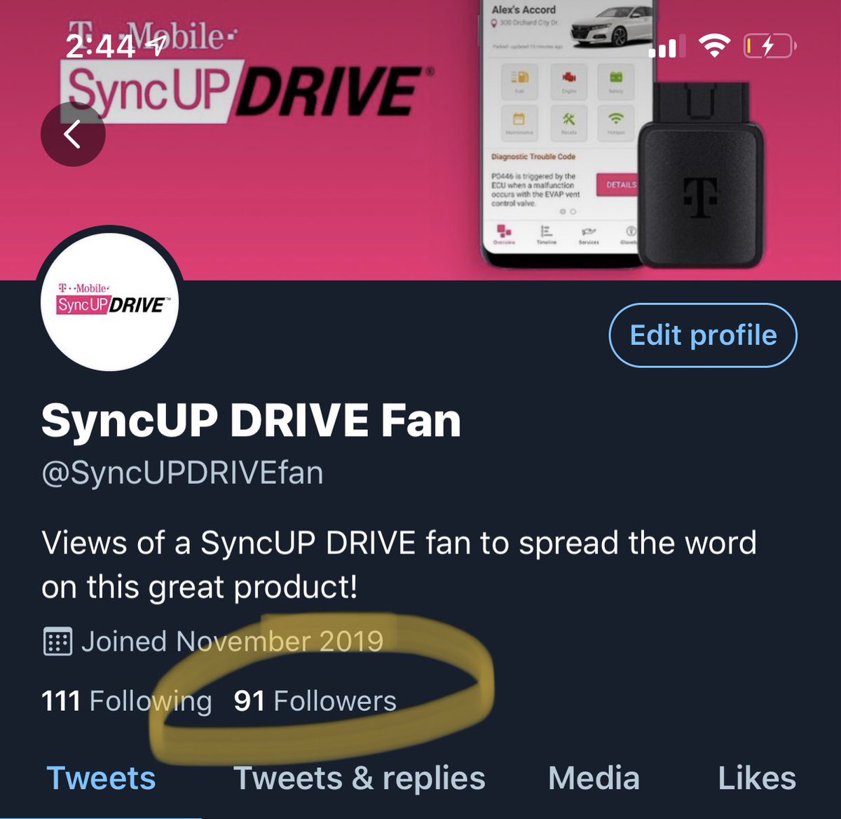 SyncUPDRIVEfan's tweet photo. #Thankyou everyone for following and checking out our experiences with #SyncUPDRIVE! We are less than 10 away from 100!! We appreciate you all! Help us get to 💯🤩❤️ https://t.co/43BhignGb5