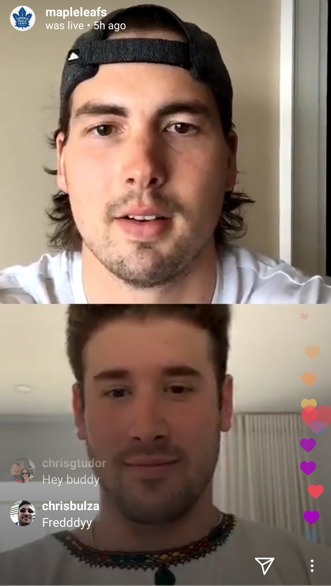 Justin Holl has found a second career as Instagram Live host. #TorontoMapleLeafs #StayAtHome