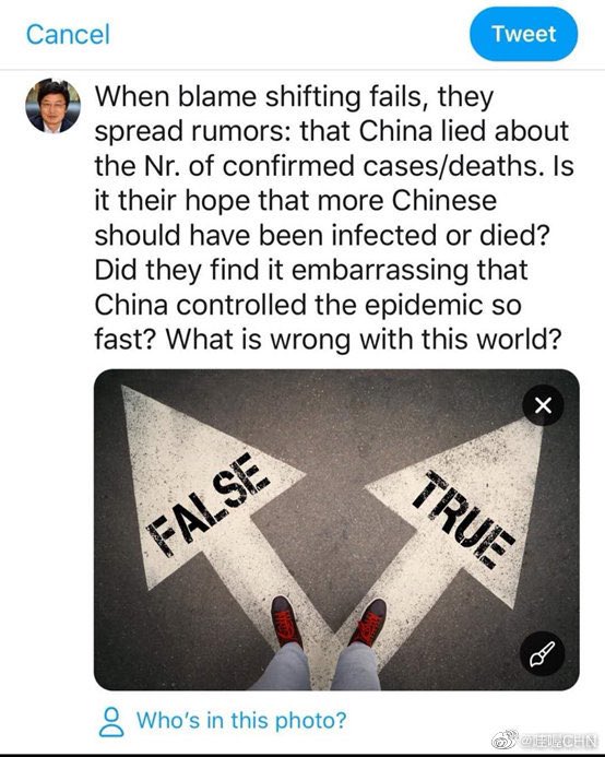 adiabb4's tweet photo. After the twitter account of the Chinese Embassy in Sri Lanka was suspended on the 13th, Huang Xingyuan, the Chinese ambassador to Cyprus, was also frozen. In a country claiming to be "democracy" and "freedom of speech", it was blocked because of different views https://t.co/Qe5MiptfPM