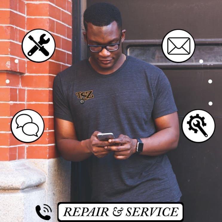 TSZ_Limited's tweet photo. TSZ is taking that extra step to assist you, our valued customers during this time with any problems over the phone! 
Contact us at 745-4TSZ(4879).📞

*TSZ REPAIR &amp; SERVICE BUREAU will be available from 8am-10pm on weekdays and Saturdays from 10am-! https://t.co/910ej8qmDc