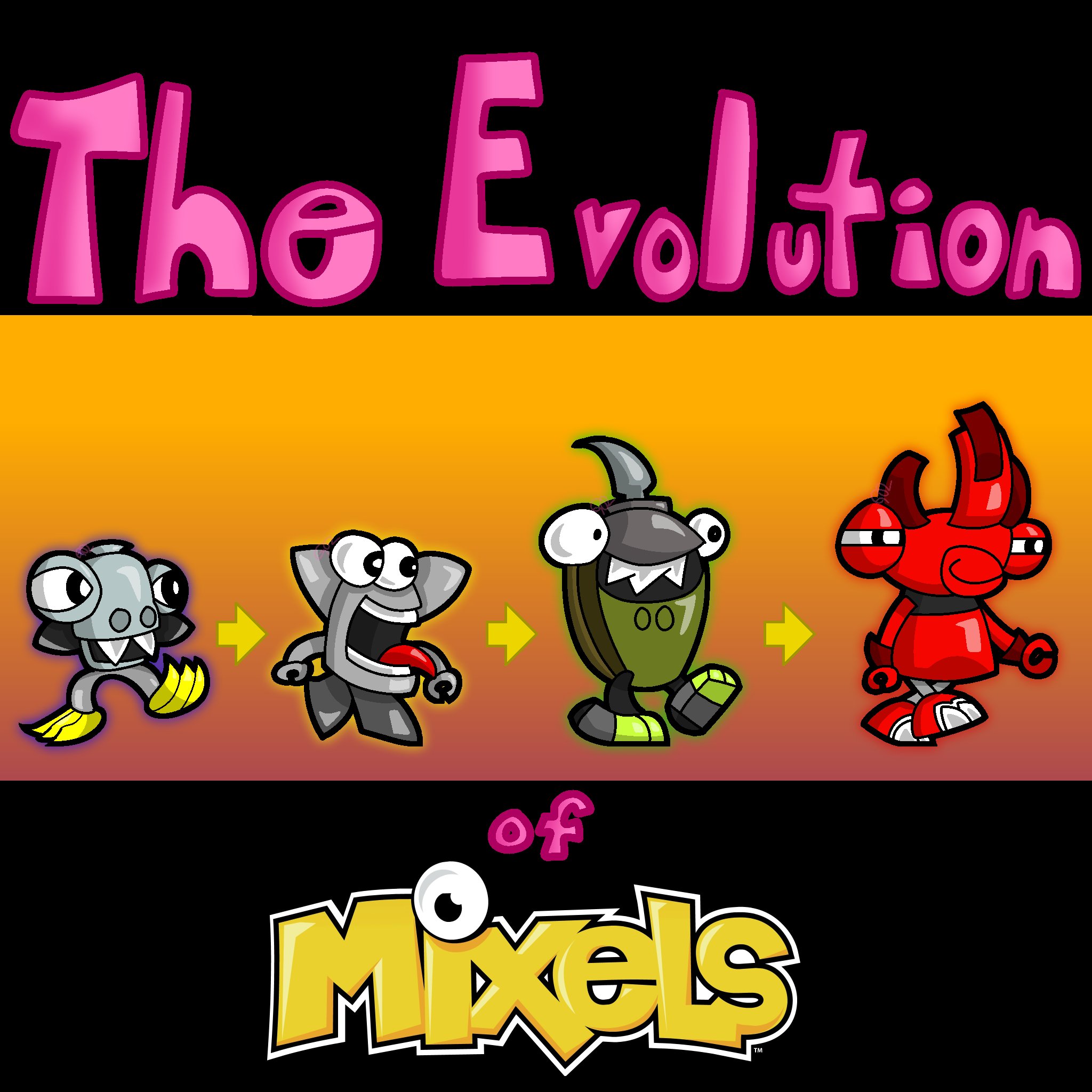 Graham02 Average LEGO Mario Apologist on X Hey twitter people I did this drawing of a headcanon of the mixels evolutionary line the headcanon s mine Basically monster hungry monsters mixels concept mi...