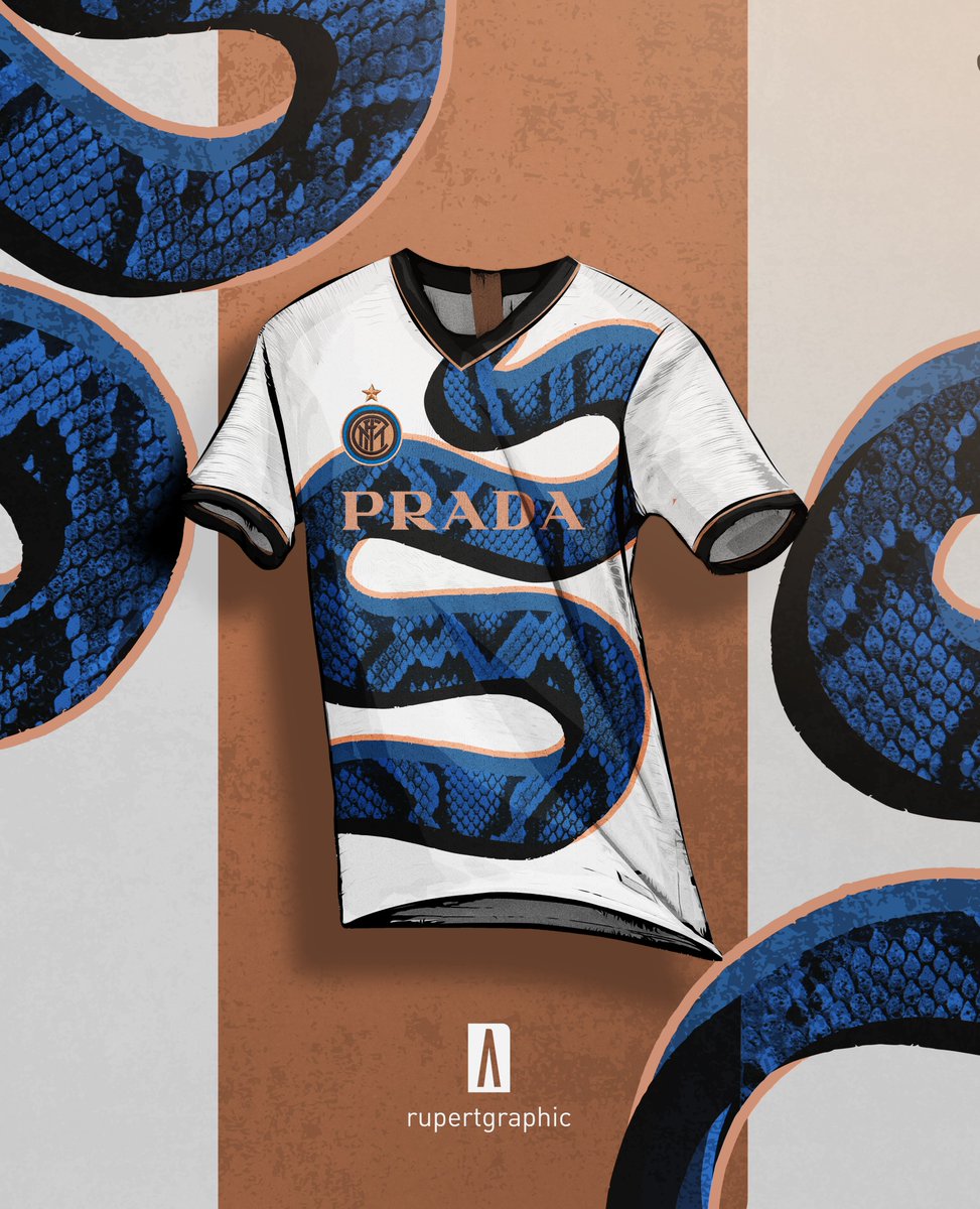 rupertalbe's tweet image. #inter #snake #prada #copper #brandmix #away