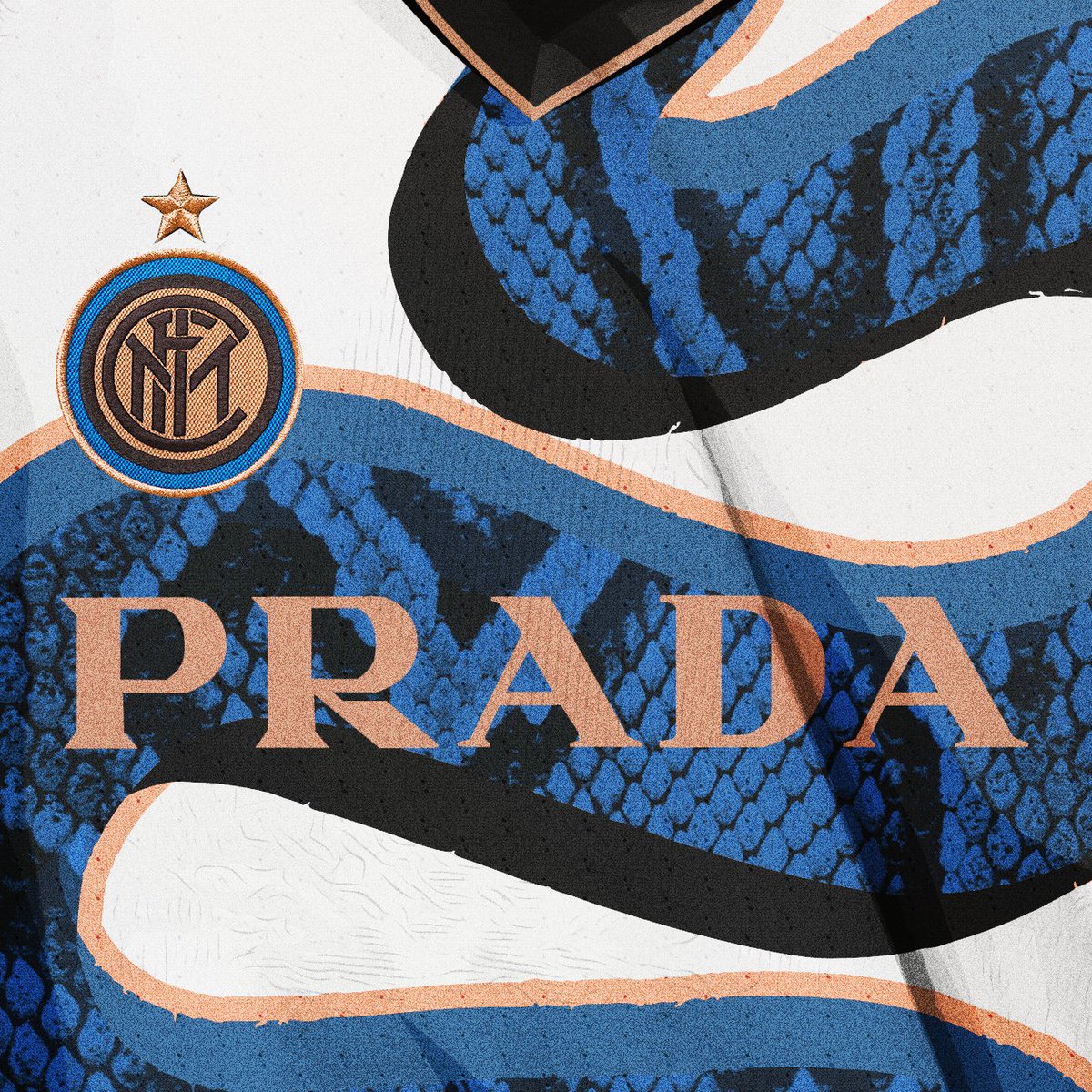 rupertalbe's tweet image. #inter #snake #prada #copper #brandmix #away