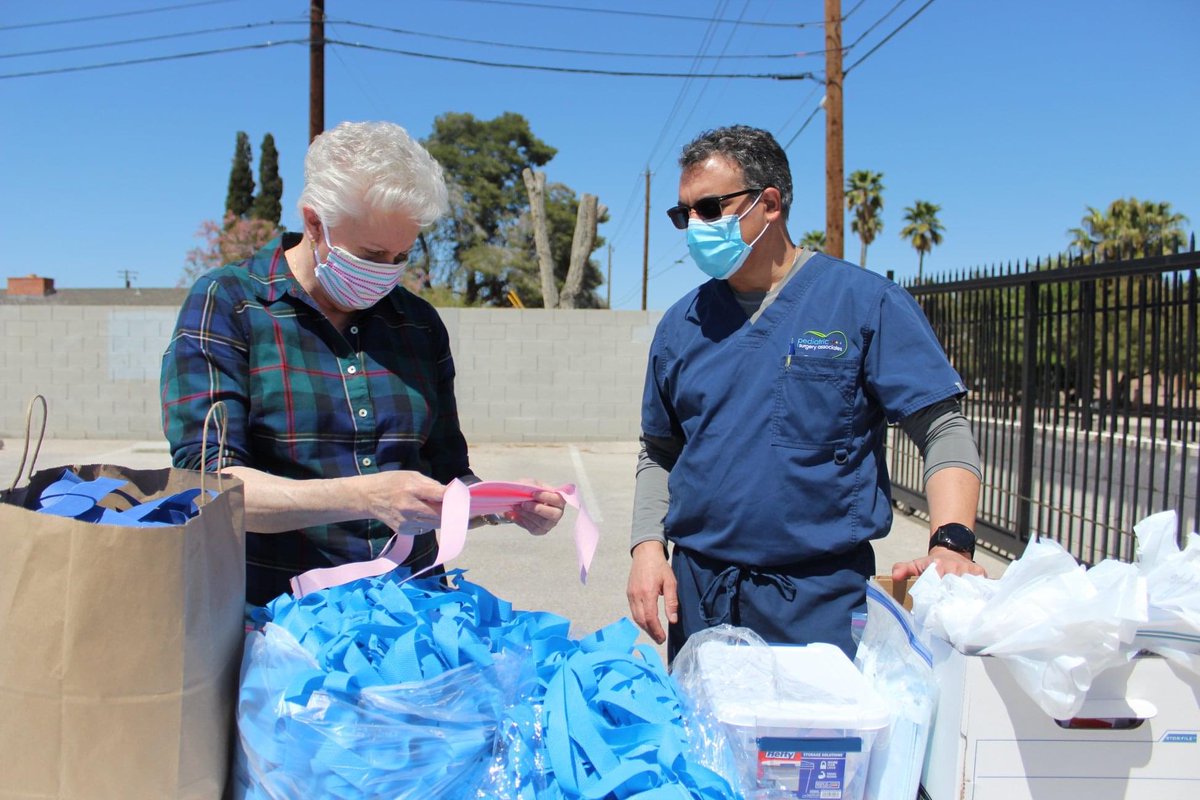 StaciMcHale's tweet photo. @CCMSNevada Clark County Medical Society began handing out #masks today to outpatient medical practices via the Mask A Hero project.  So excited to help out our fellow #frontline heroes! #MaskAHero @LVFC_NV @8NewsNow @KTNV @News3LV @FOX5Vegas @LVRJ @jenpbradley @Vanessa_Murphy https://t.co/KrM7Yd7BUC
